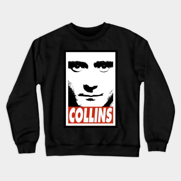 Phil Collins - Artistic Fan Art Crewneck Sweatshirt by Classic Cassette